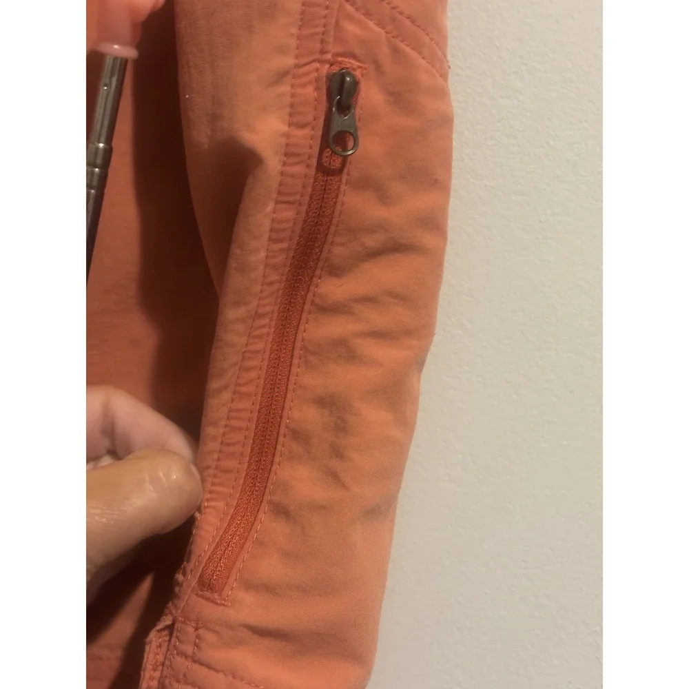 The North Face Swim Trunks Men's Small Board Shorts Orange Coral‎ Belted